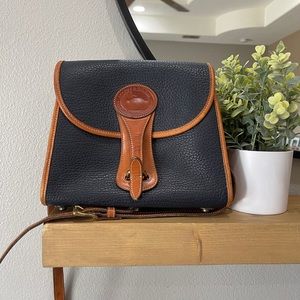 Vintage Dooney & Bourne Essex Pebbled Leather Crossbody